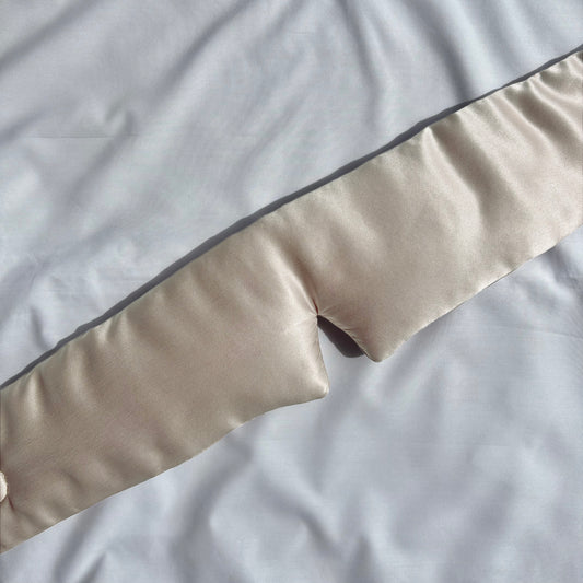 3D Silk Sleep Eye Mask | The Silk Grove™ - Champagne