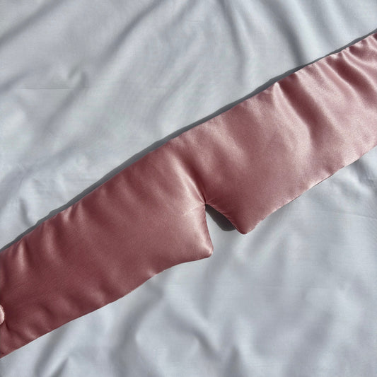 3D Silk Sleep Eye Mask | The Silk Grove™ - Dusky Rose