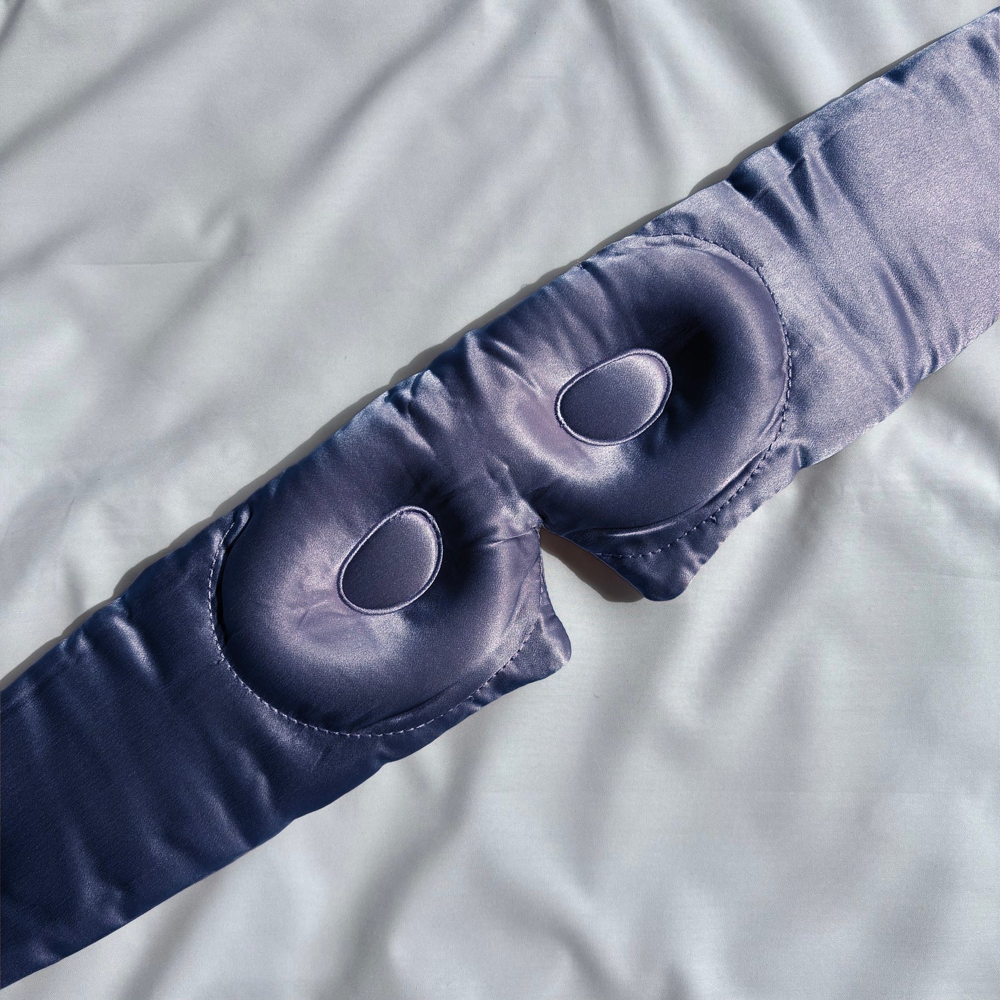 3D Silk Sleep Eye Mask | The Silk Grove™ - Navy Blue
