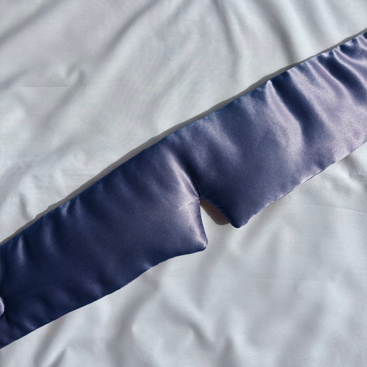3D Silk Sleep Eye Mask | The Silk Grove™ - Navy Blue