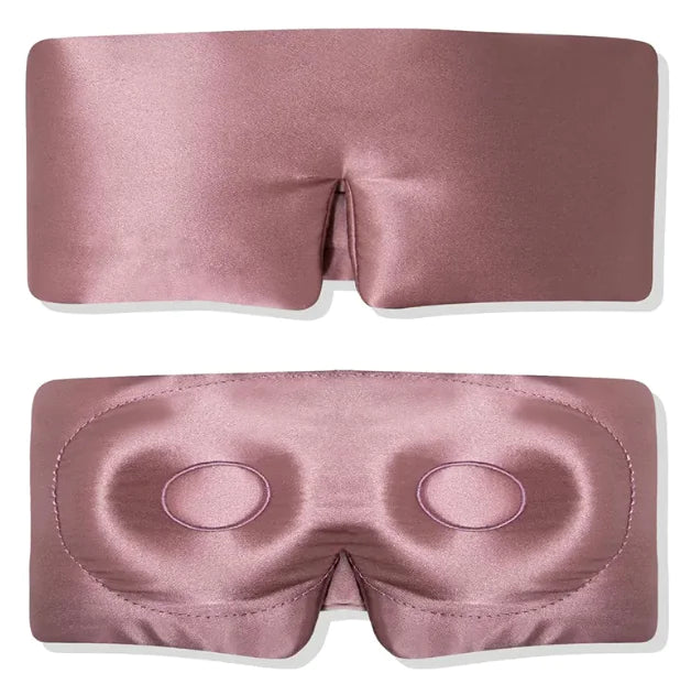 3D Silk Sleep Eye Mask | The Silk Grove™ - Dusky Rose