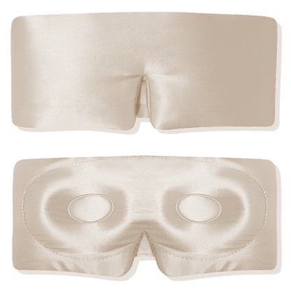 3D Silk Sleep Eye Mask | The Silk Grove™ - Champagne