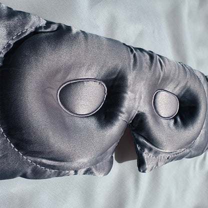 3D Silk Sleep Eye Mask | The Silk Grove™ - Black