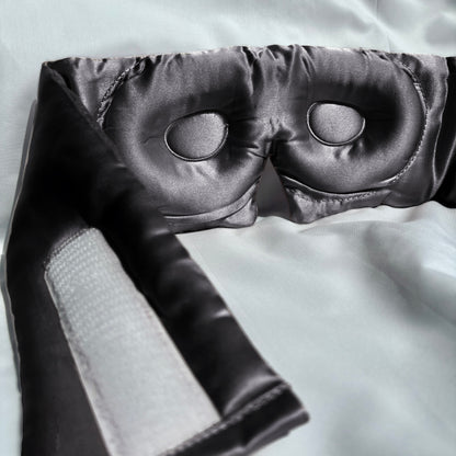 3D Silk Sleep Eye Mask | The Silk Grove™ - Black