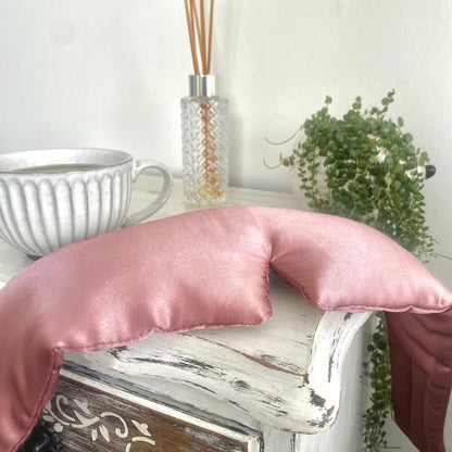 3D Silk Sleep Eye Mask | The Silk Grove™ - Dusky Rose