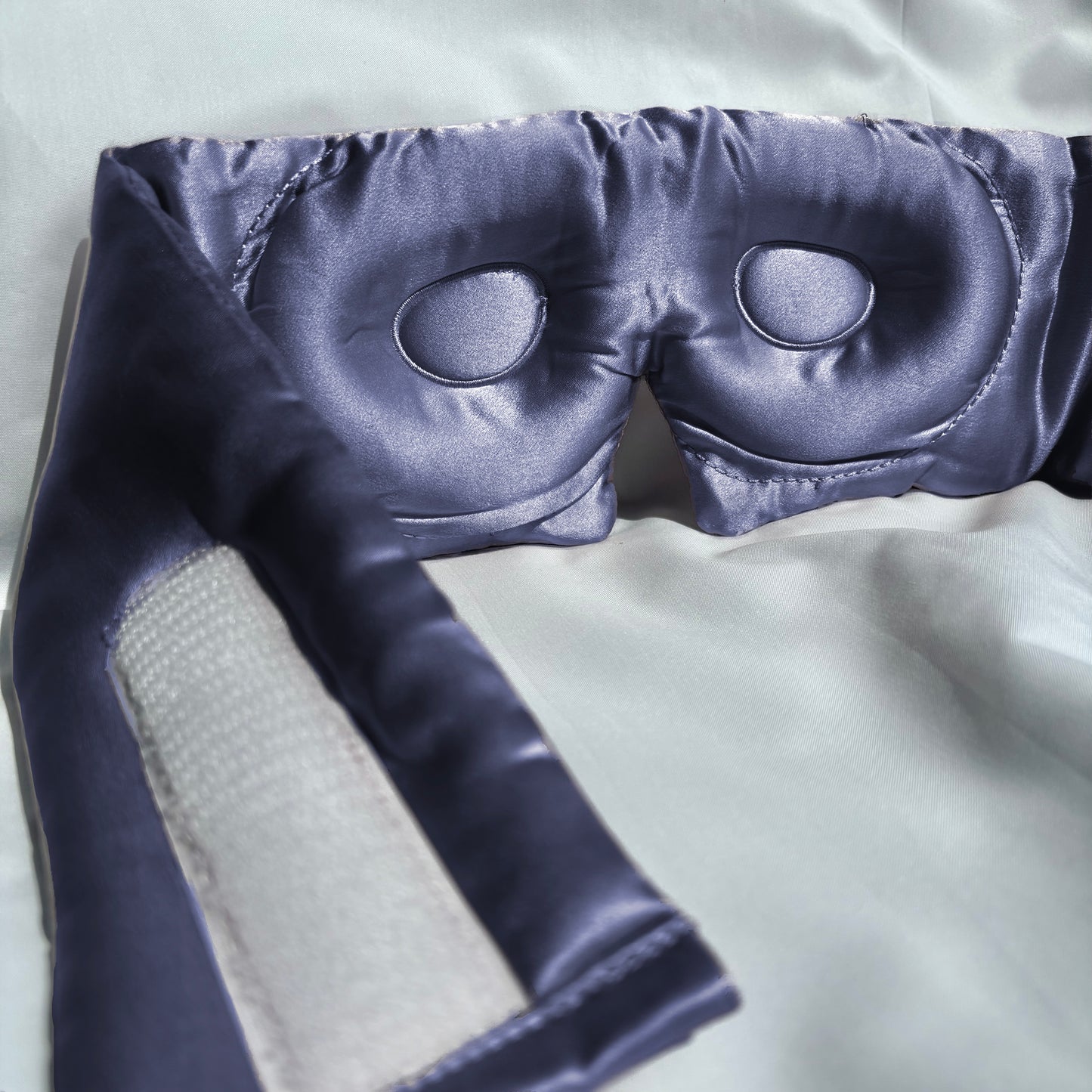 3D Silk Sleep Eye Mask | The Silk Grove™ - Navy Blue